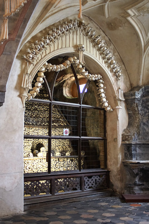 The church of bones in Sedlec Ossuary (Kuta Hora - Czech Republic)のeditorial素材