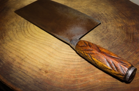 A Kitchen Knifeの写真素材