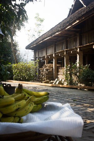 chinese Dai people's architecture, was taken in Yunnan, China.の写真素材