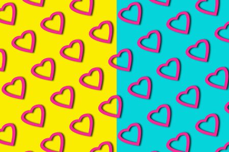 Heart shape pattern