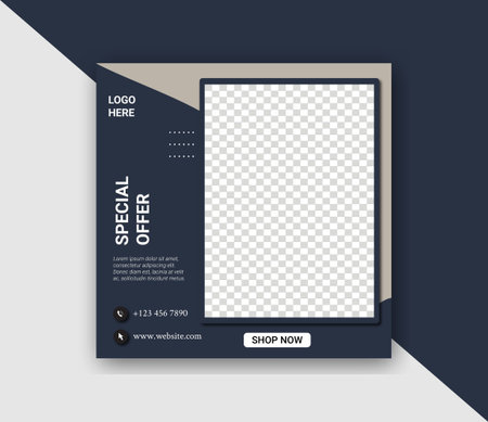 Digital marketing social media banner templateのイラスト素材