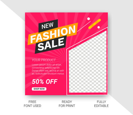 Digital marketing social media banner templateのイラスト素材