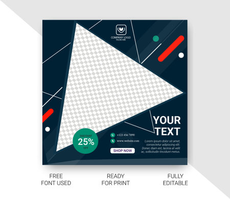 Digital marketing social media banner templateのイラスト素材