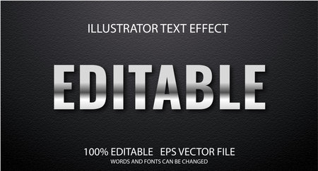 Editable text effect in paper work styleのイラスト素材