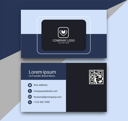 Modern business card design templateのイラスト素材