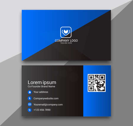 modern creative corporate business card template,のイラスト素材