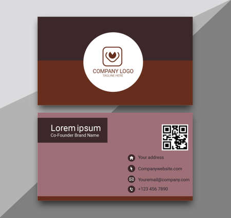 Modern business card design templateのイラスト素材