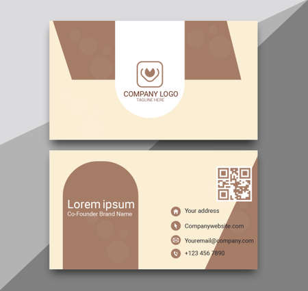modern creative corporate business card template,のイラスト素材
