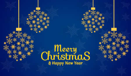 christmas background with realistic elementsのイラスト素材