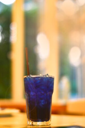 Butterfly pea juiceの写真素材