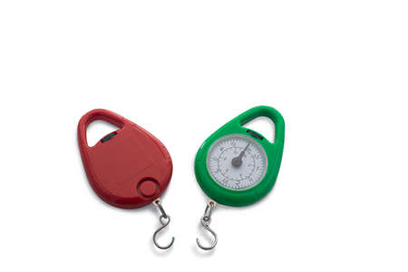 Weighing-machines or Balances on a white background