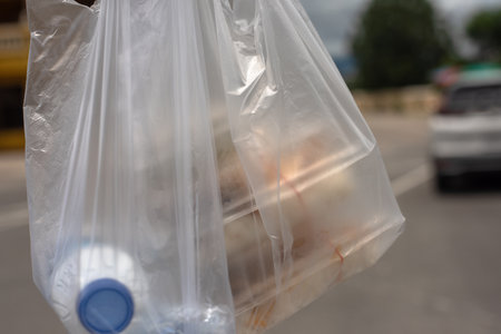Garbage from plastic bags that hold foodfrom daily life in each meal Produces a lot of disposable...