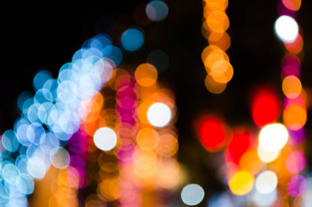 Light blur background,Defocused bokeh lights
