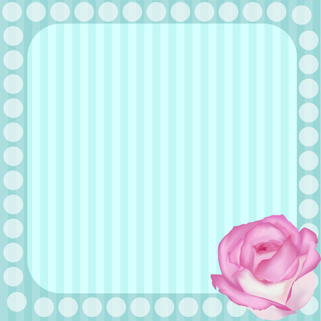 Rose frame background,Vector illustrationのイラスト素材