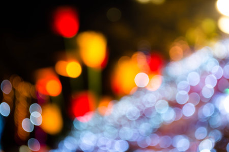 Light blur background,Defocused bokeh lightsの写真素材