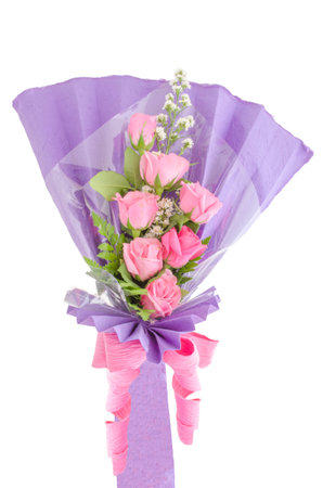 The bouquet flower for gift,isolatedの写真素材