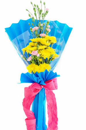 The bouquet flower for gift,isolatedの写真素材