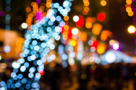 Light blur background,Defocused bokeh lightsの写真素材