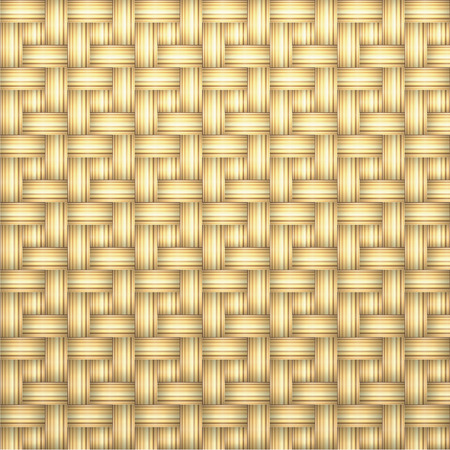 Woven rattan seamless background,vector illustrationのイラスト素材