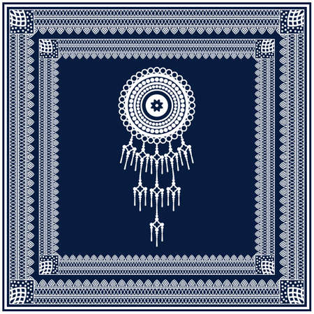 Geometric ethnic pattern seamless Design for fabric,ceramic,packaging,tile,carpet,wallpaper,clothing,wrapping, etc.のイラスト素材