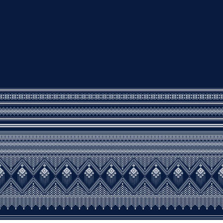 Geometric ethnic pattern seamless Design for fabric,ceramic,packaging,tile,carpet,wallpaper,clothing,wrapping, etc.のイラスト素材