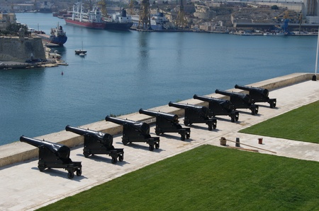 Valletta Harbor,Malta.のeditorial素材