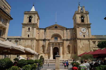 Malta Sacred Johns cathedral in Valetteis.のeditorial素材