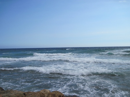 Cyprus. Mediterranean sea.の写真素材