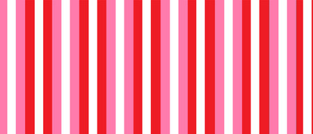 Pink square vector Valentine's Day wrapping paper background with vertical pink and red stripes for holiday themes.のイラスト素材
