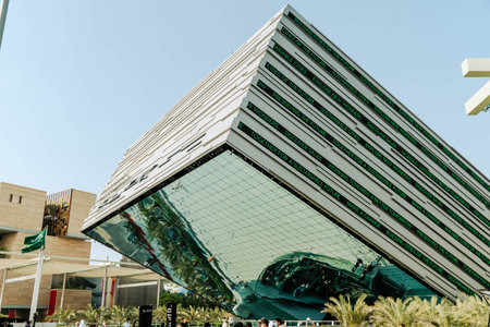 "11.6.2021 - Dubai, UAE - Saudi Arabia Pavilion Expo 2020  Opportunity District a global event on  future innovation"のeditorial素材