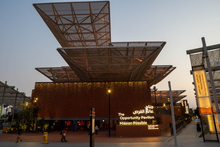 "11.6.2021 - Dubai, UAE - Opportunity Pavilion Mission Impossible Expo 2020 Opportunity District a global event on  future innovation"のeditorial素材