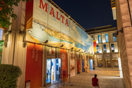 "11.14.2021 - Dubai, UAE - Malta Pavilion Expo 2020 Opportunity District a global event on  future innovation"のeditorial素材