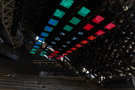 "10.22.2021 - Dubai, UAE - Korea Pavilion Smart Korea in Expo 2020 Mobility District a global event on sustainability and future innovation"のeditorial素材