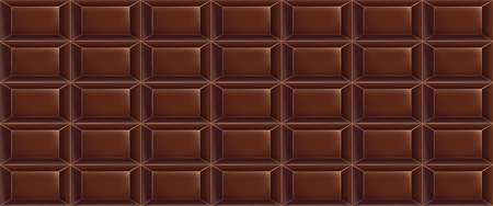 A Vector sweet chocolate pattern made of chocolate bars. Seamless chocolate patternのイラスト素材