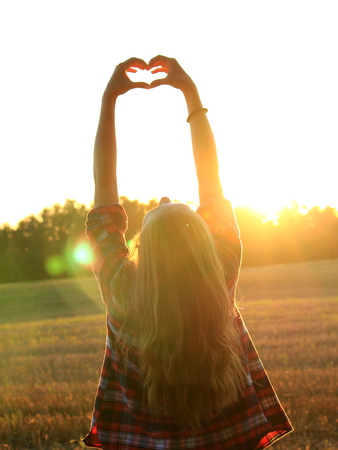 Love is in the airの写真素材