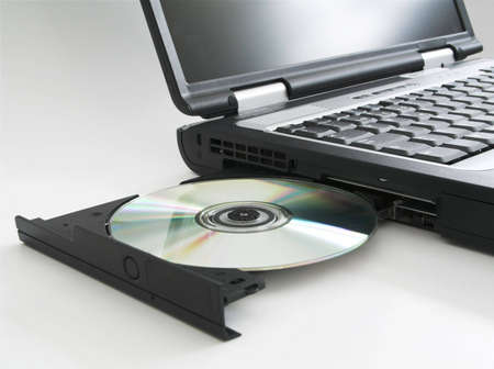 Laptop with cd ejected
