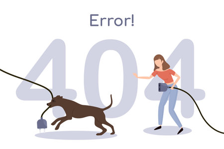 404 error page not found System updates, uploading, operation, computing,installation programs. system maintenance. Concept of error 404, online service notification.のイラスト素材