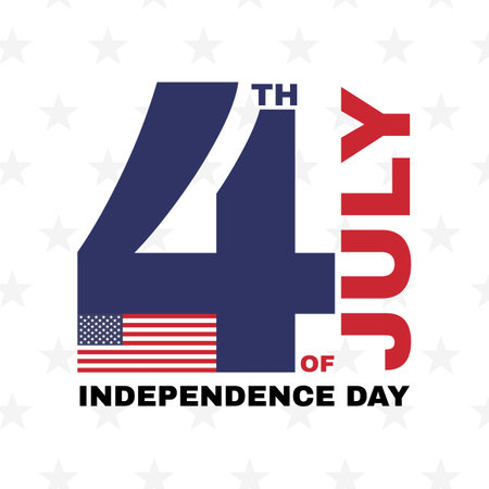 USA Independence day. Fourth of July Independence Day.のイラスト素材