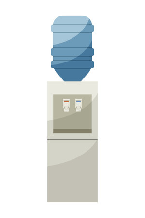 Home office element and equipment. Vector illustrationのイラスト素材