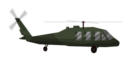 Military production. New type of weapon flat vector illustration.のイラスト素材