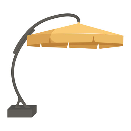 Garden outdoor furniture. Furniture for rest relaxation cartoon vectorのイラスト素材