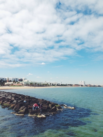 St Kilda sea sideの素材