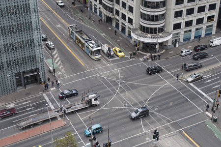 Vehicle Traffic Roadのeditorial素材