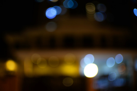 Colorful circle blur bokeh