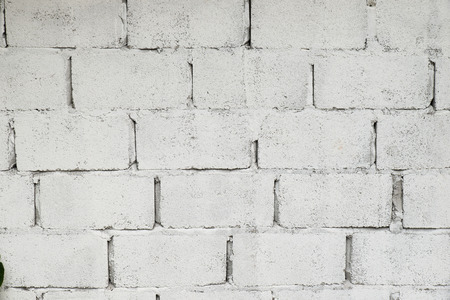 White grunge brick wall texture