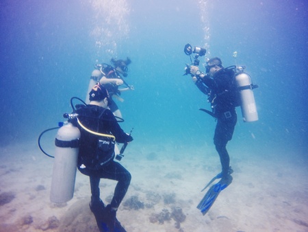 Scuba diversの素材