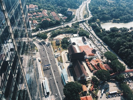 Malaysia Kuala Lumpur Top Viewの写真素材