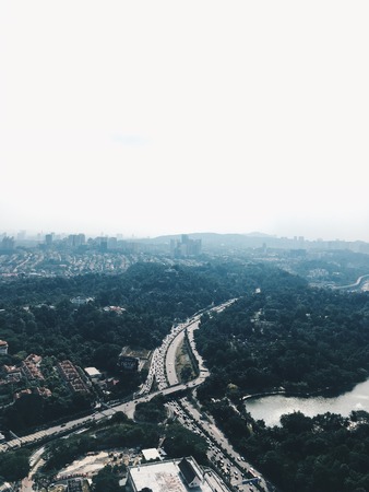 Malaysia Kuala Lumpur Top Viewの写真素材