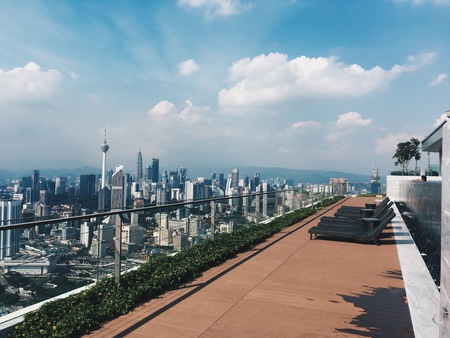 Malaysia Kuala Lumpur Top Viewの写真素材