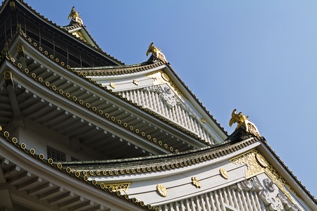 magnificence of osaka castleのeditorial素材